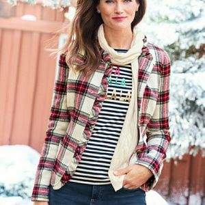 Talbots • Christmas Striped Long Sleeve T Shirt